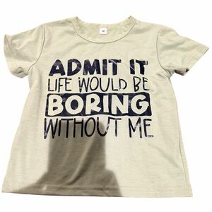 Baby Graphic Tee - Olive Green